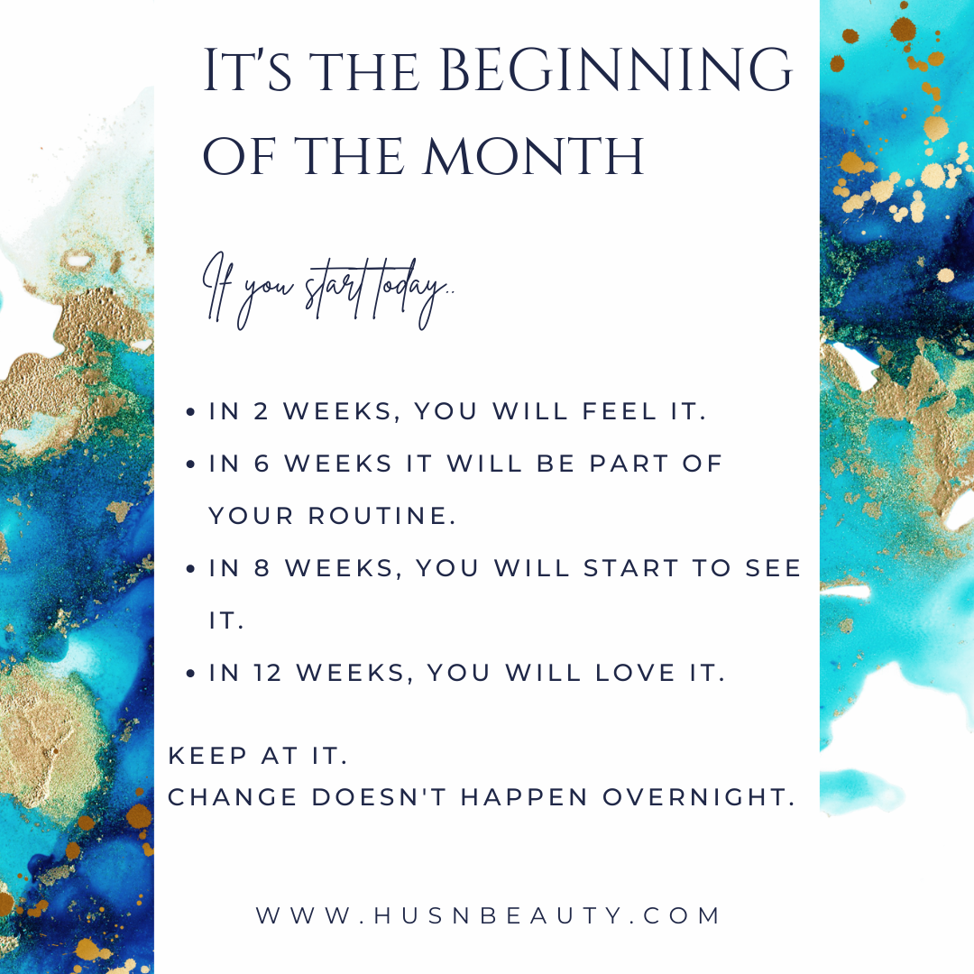 It's the beginning of the Month..