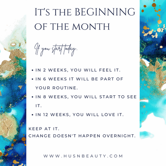 It's the beginning of the Month..